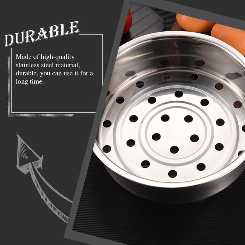 Cesta de Vapor Acero Inoxidable Cabilock 20x20cm para Olla Arrocera