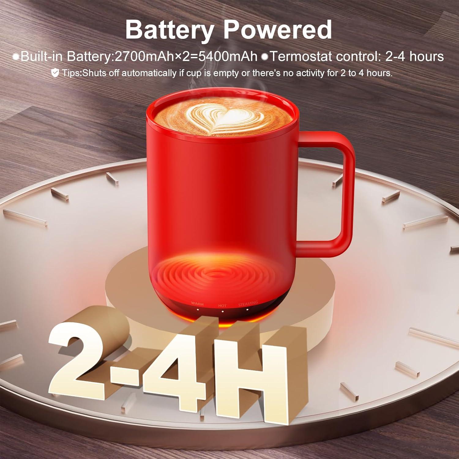 Taza Inteligente Calentada Vsitoo S3 Plus 414ml Rojo