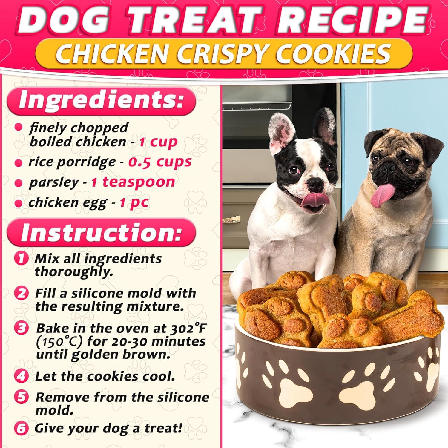 Molde de Silicona para Golosinas de Perro ZOKLU 2 Pcs