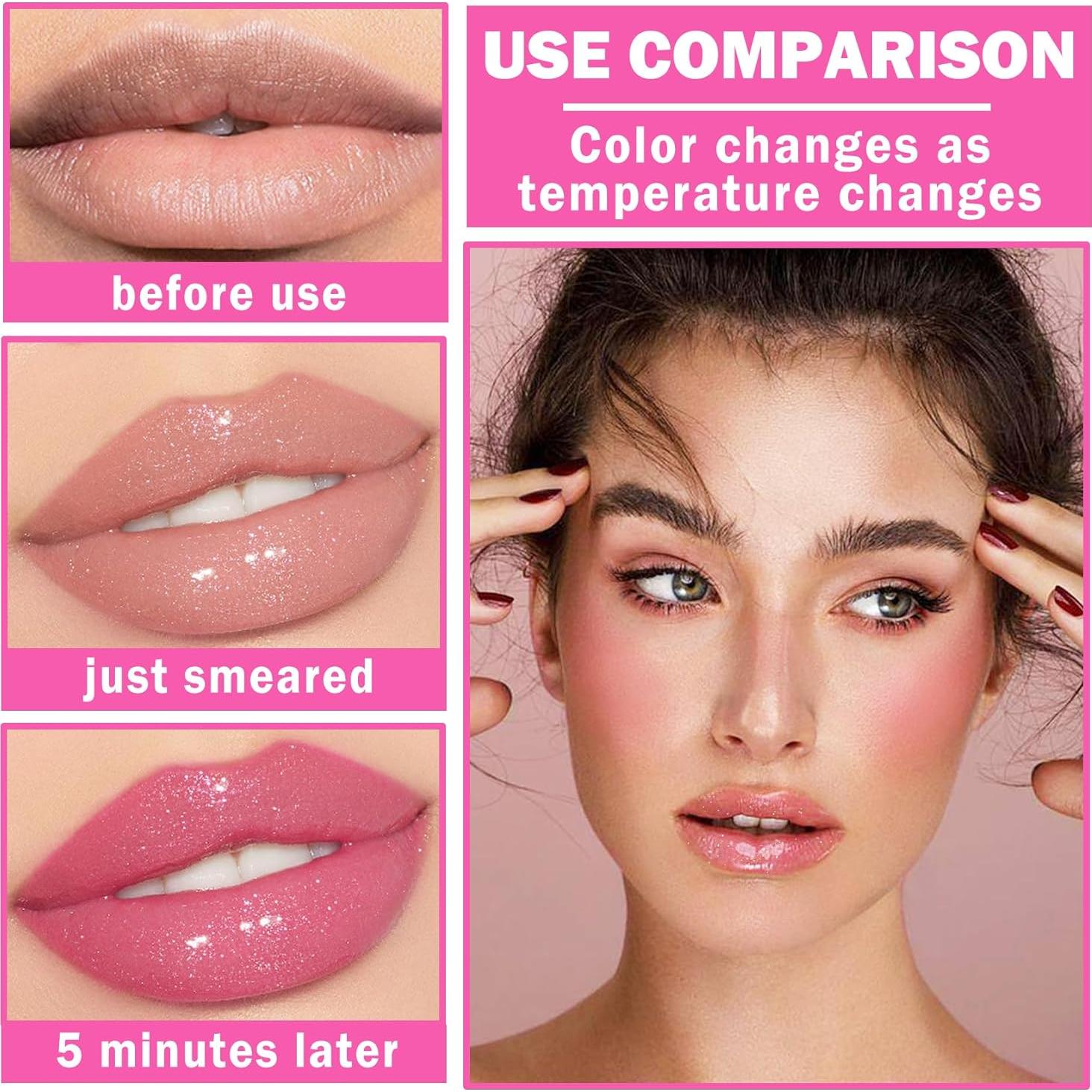 Aceite de Labios que Cambia de Color XINGXYUEL 39g Hidratante