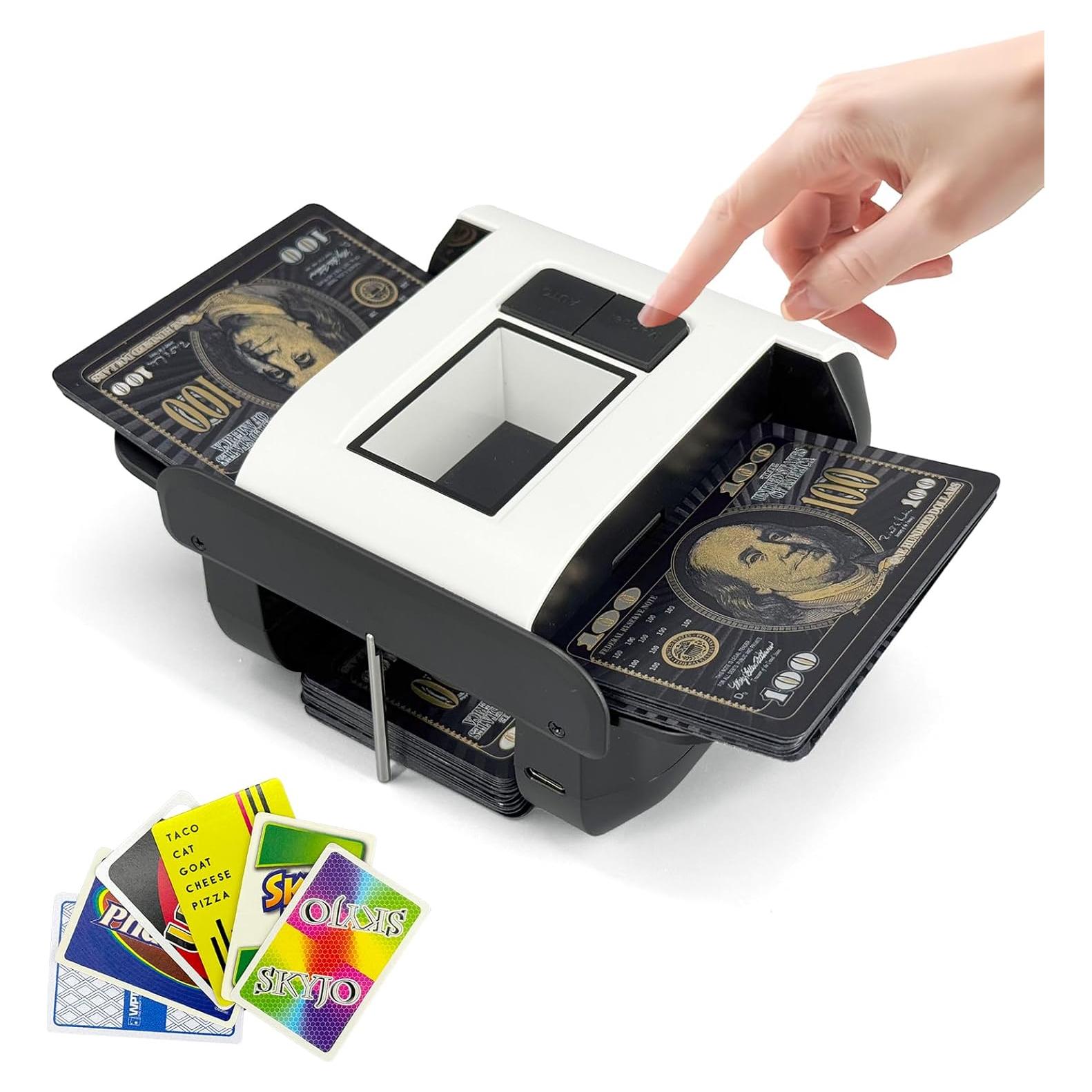 Barajador Automático de Cartas Dealtron X1D-2506 Recargable Negro