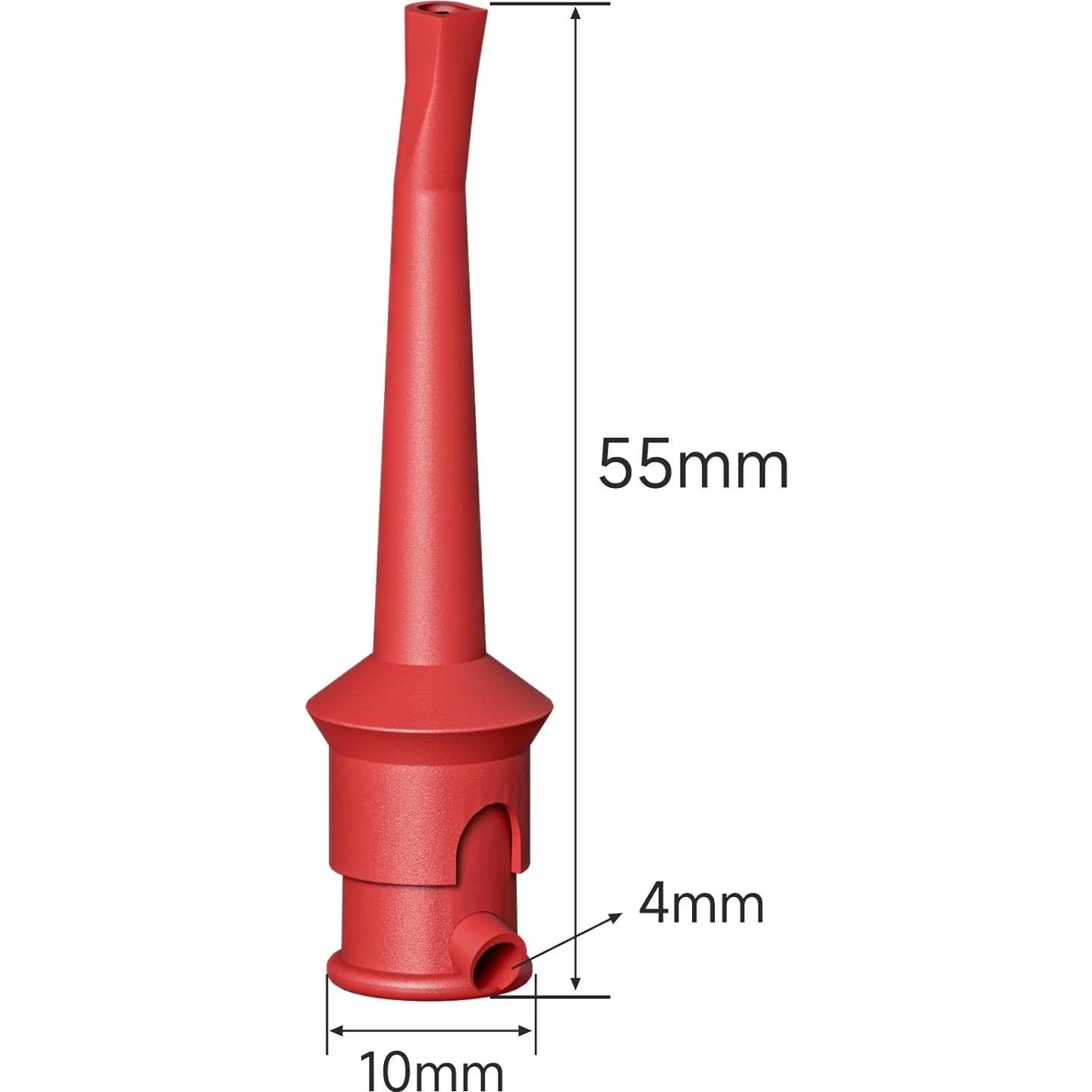 Clips de Prueba Goupchn 10PCS para Multímetro SMD IC 14cm