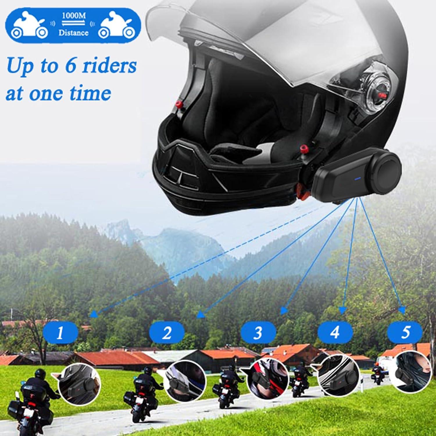 Intercomunicador Bluetooth QSPORTPEAK M2 para Motocicleta