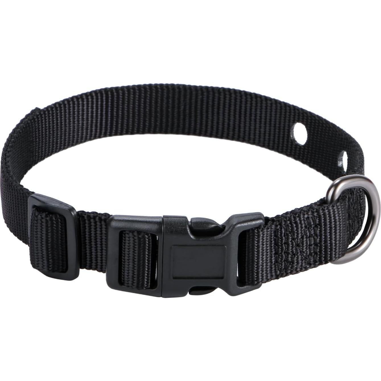 Correa de Repuesto para Collar de Perro XYART 1" Ajustable 22.86-71.12 cm Negro