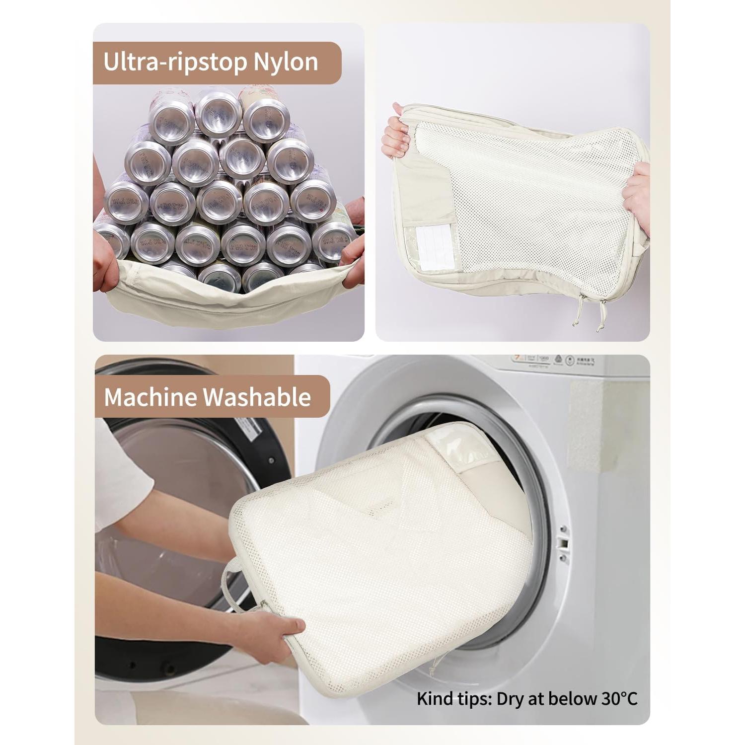 Cubos de Empaque ECOHUB Set de 4 para Viaje 40.9x30.0 cm