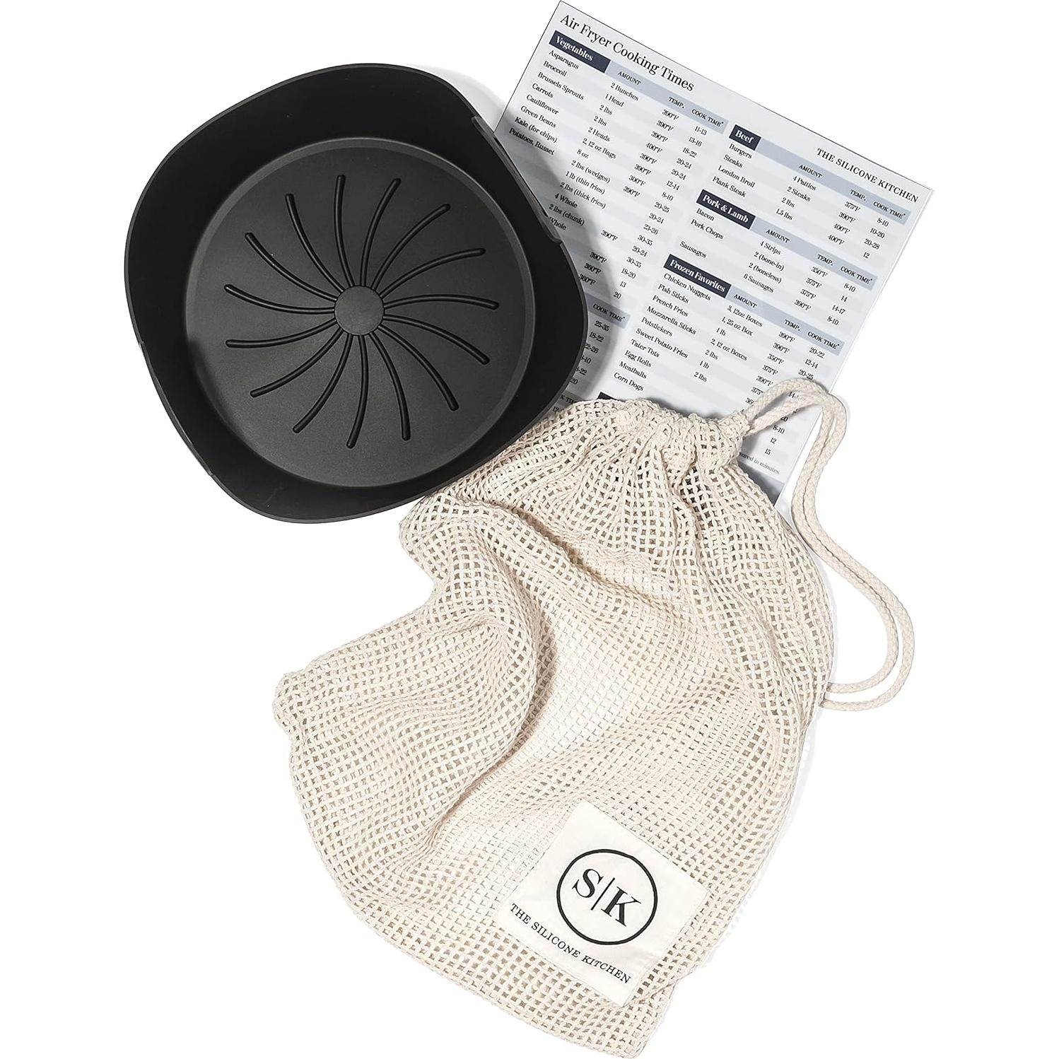 Forro Reutilizable de Silicona para Freidora de Aire The Silicone Kitchen 19 cm