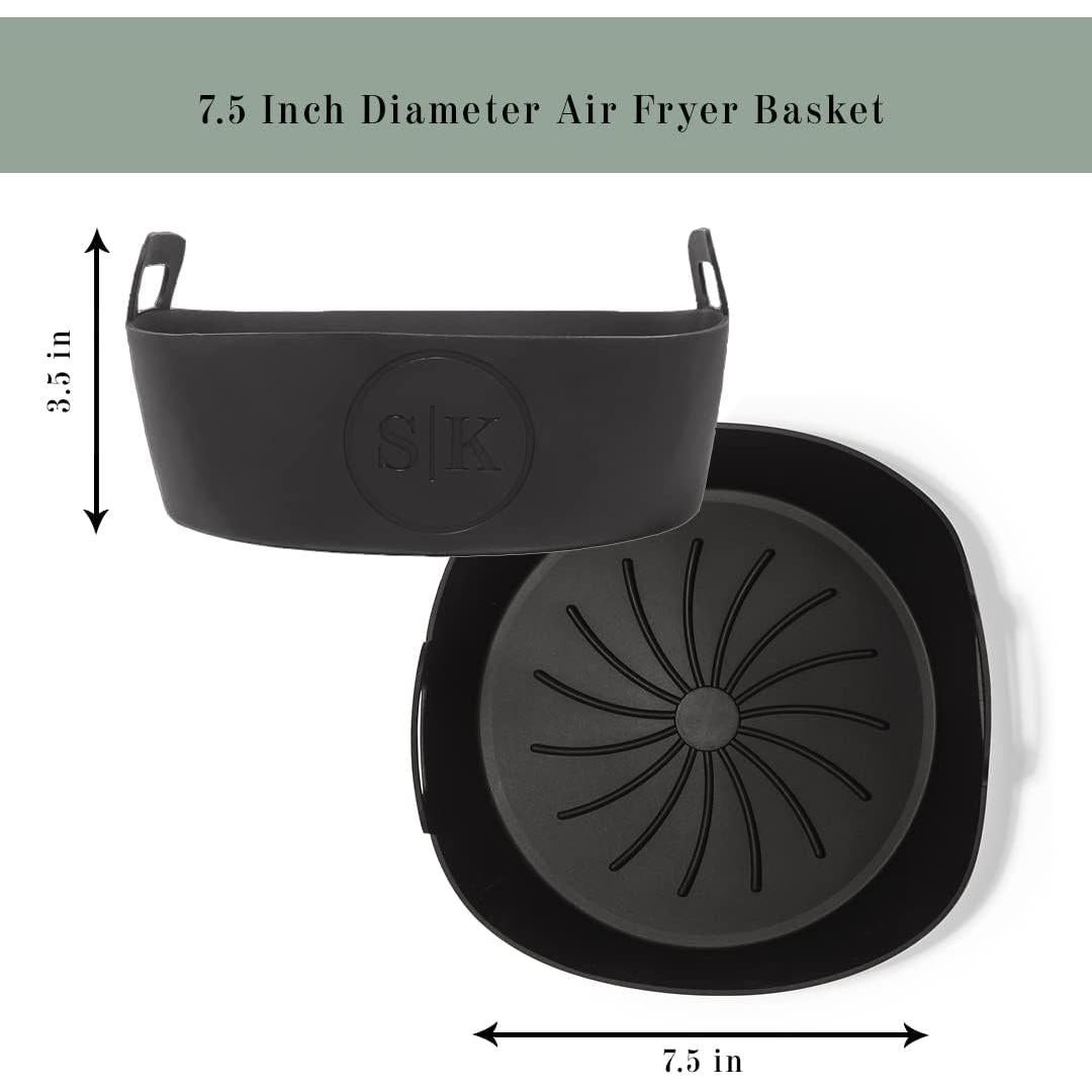 Forro Reutilizable de Silicona para Freidora de Aire The Silicone Kitchen 19 cm