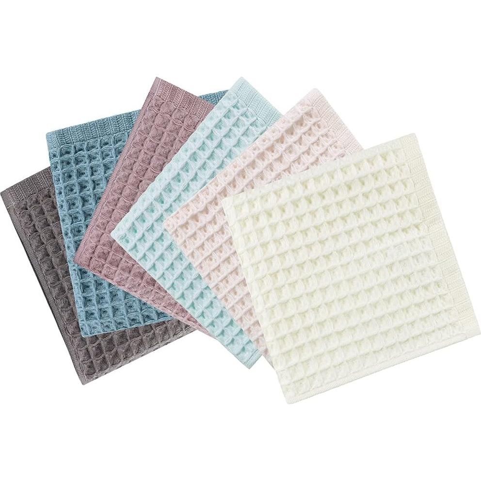 Paquete de 6 paños de cocina vfaejll 33x33 cm 100% algodón