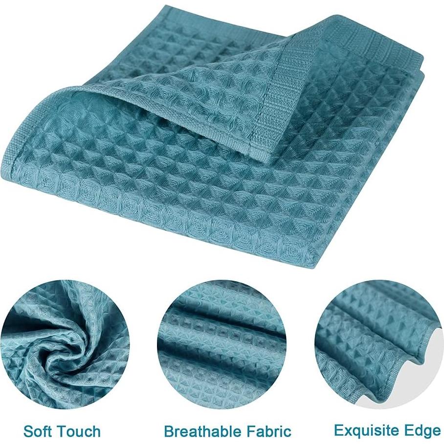 Paquete de 6 paños de cocina vfaejll 33x33 cm 100% algodón