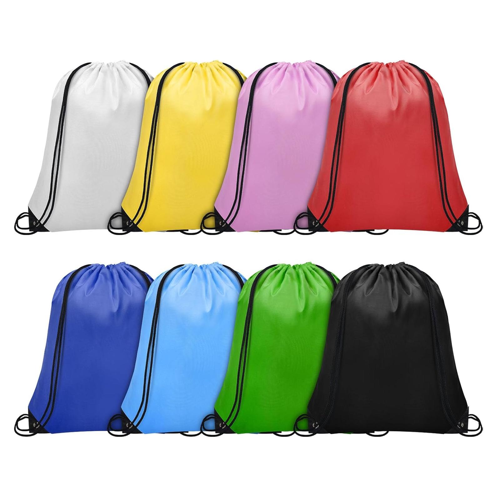 8 Bolsas de Cierre de Cordón Grneric para Gimnasio y Viaje