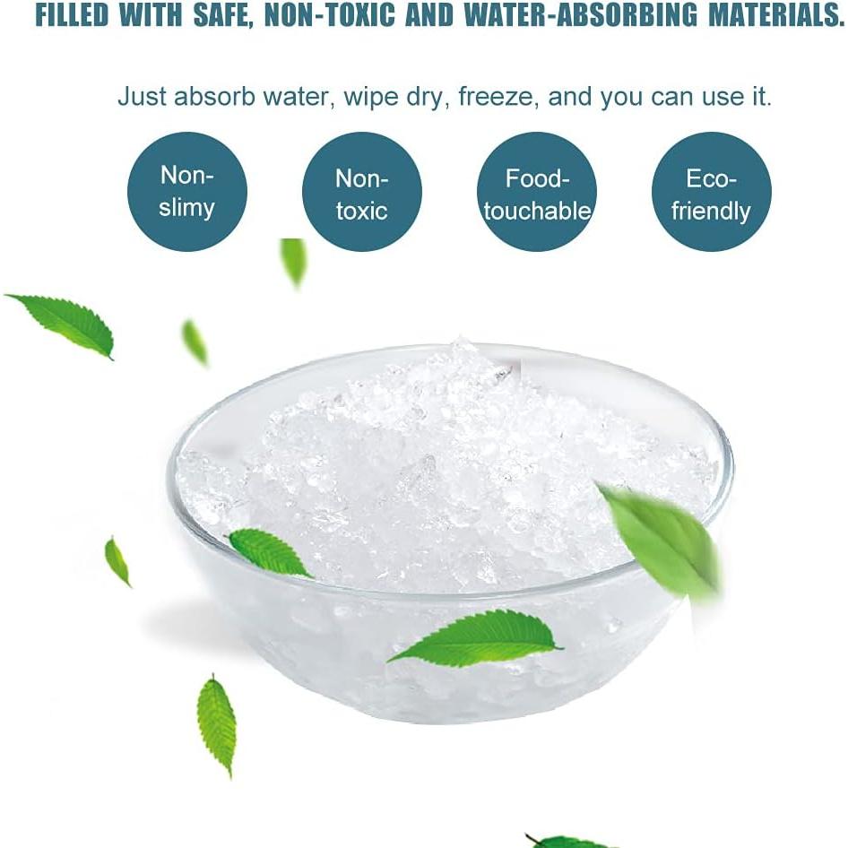 Paquetes de Hielo Seco Reutilizables MR.ICE 100pcs 8.4x11.9cm