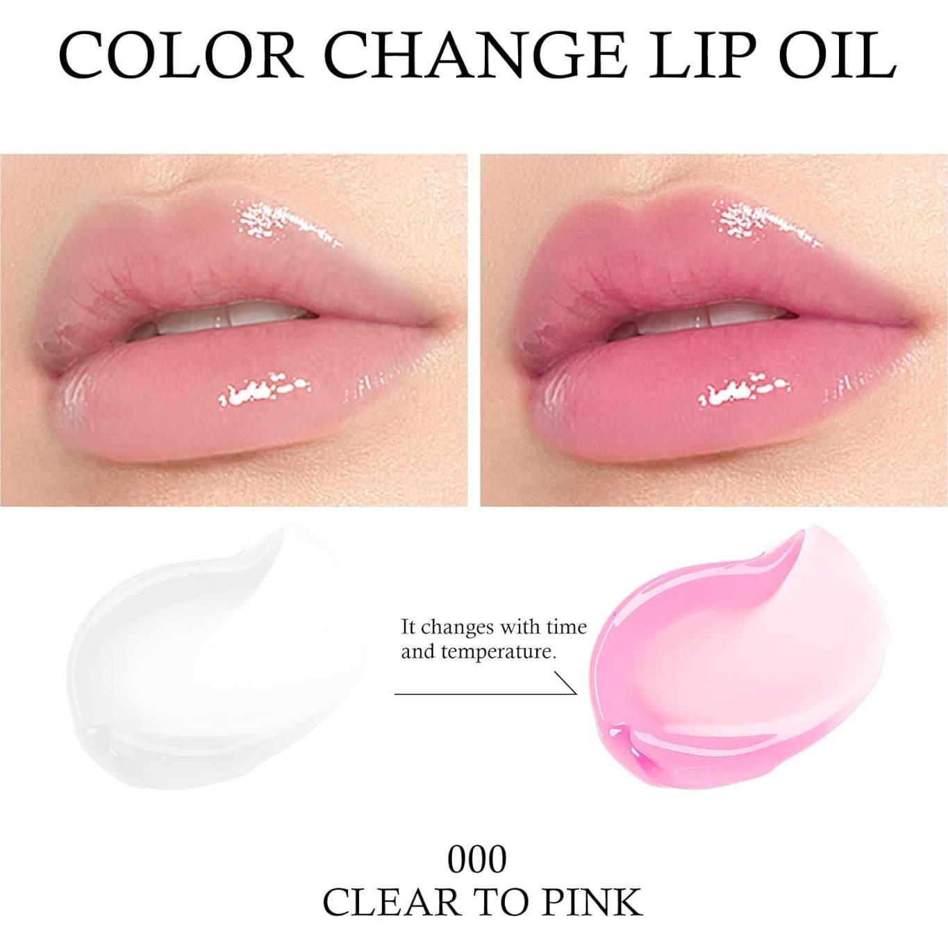 KYDA Aceite Labial Brillante Hidratante 40.8g Transparente a Rosa