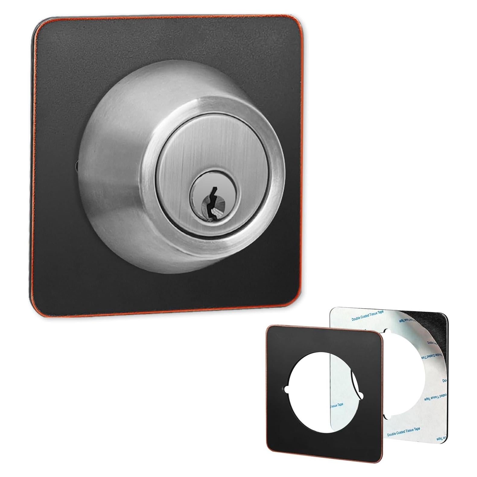 Placas de cicatriz para pomo de puerta MOSECYOU bronce 2 piezas