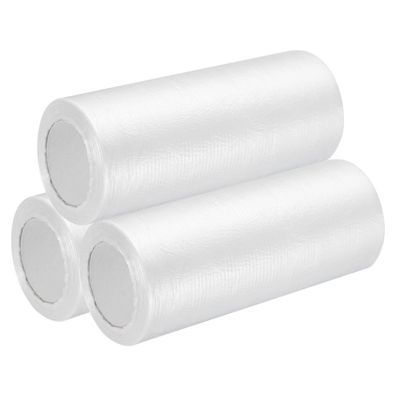 3 Rollos de Tela Plástica PE 180cm x 15.85m Impermeable uxcell
