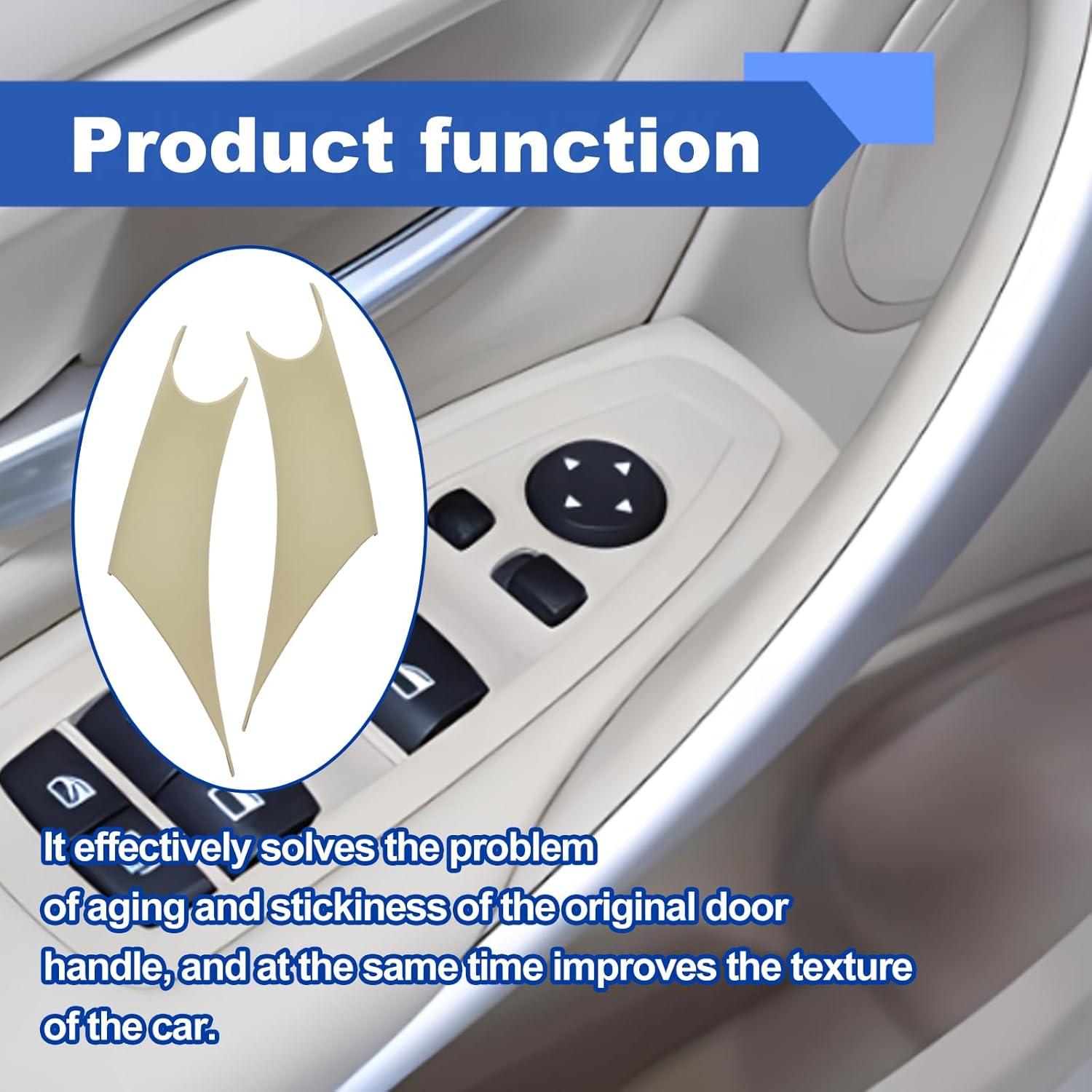 Cubiertas de Manijas de Puerta BMW CmeRto Beige 2012-2018