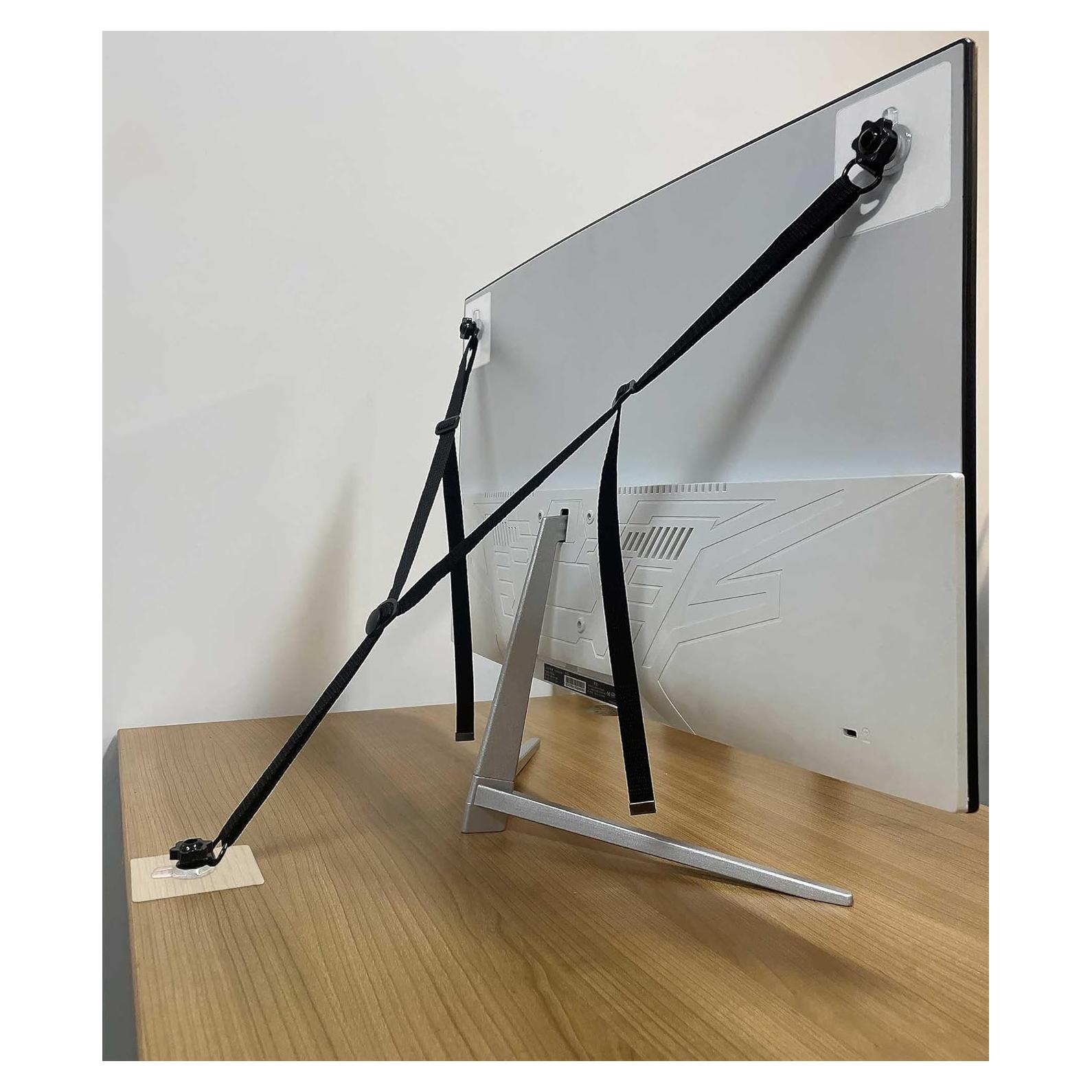 Correas de Seguridad Ajustables Antivuelco para TV - 1 Paquete