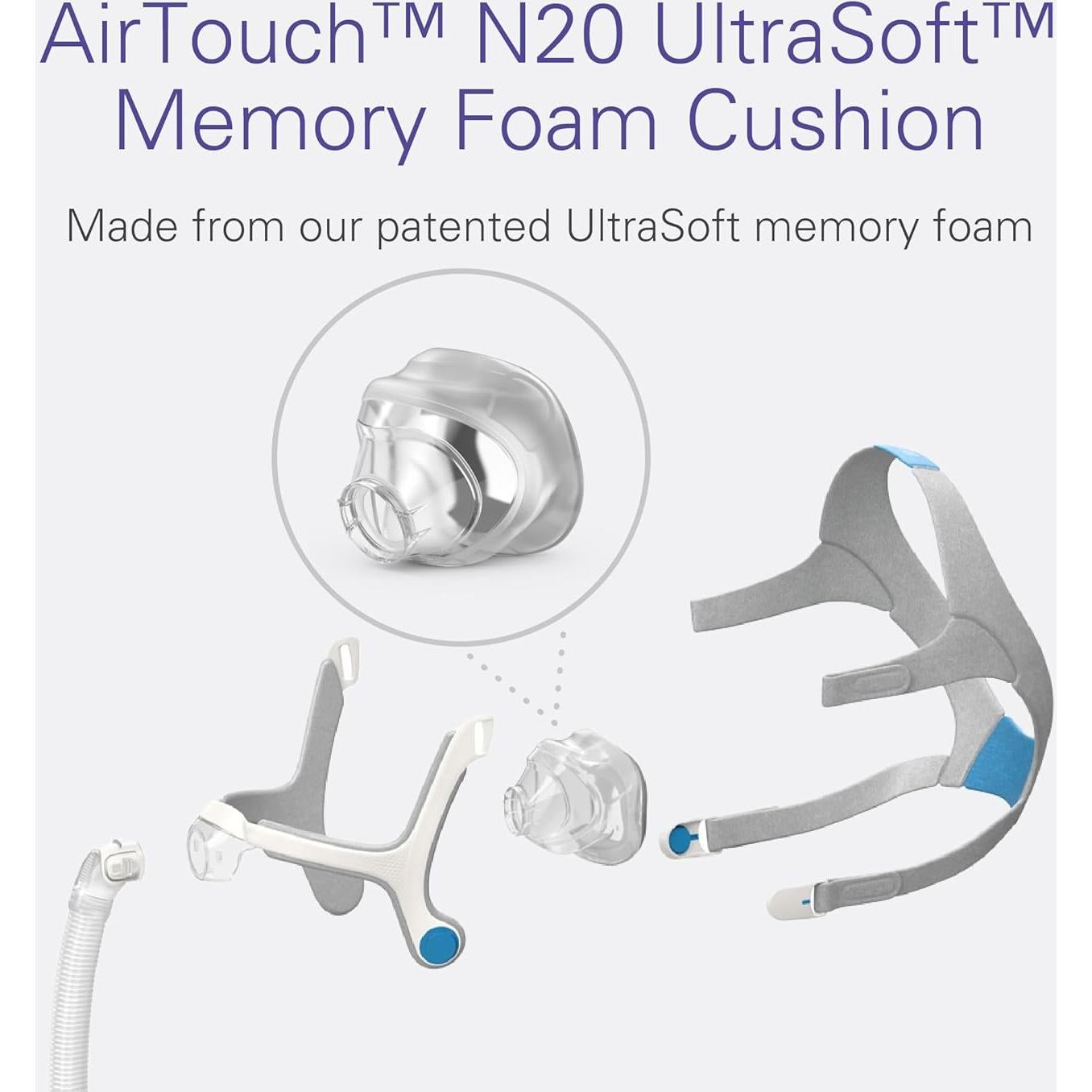 Almohadilla Nasal CPAP ResMed AirTouch N20 - Pequeña