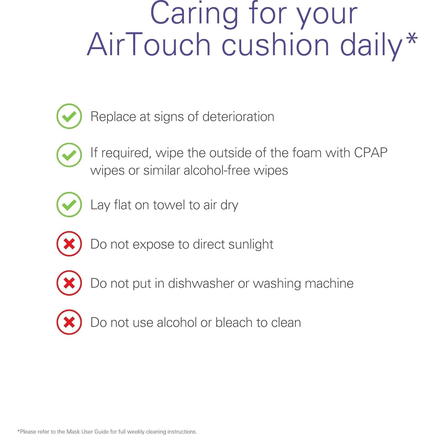 Almohadilla Nasal CPAP ResMed AirTouch N20 - Pequeña