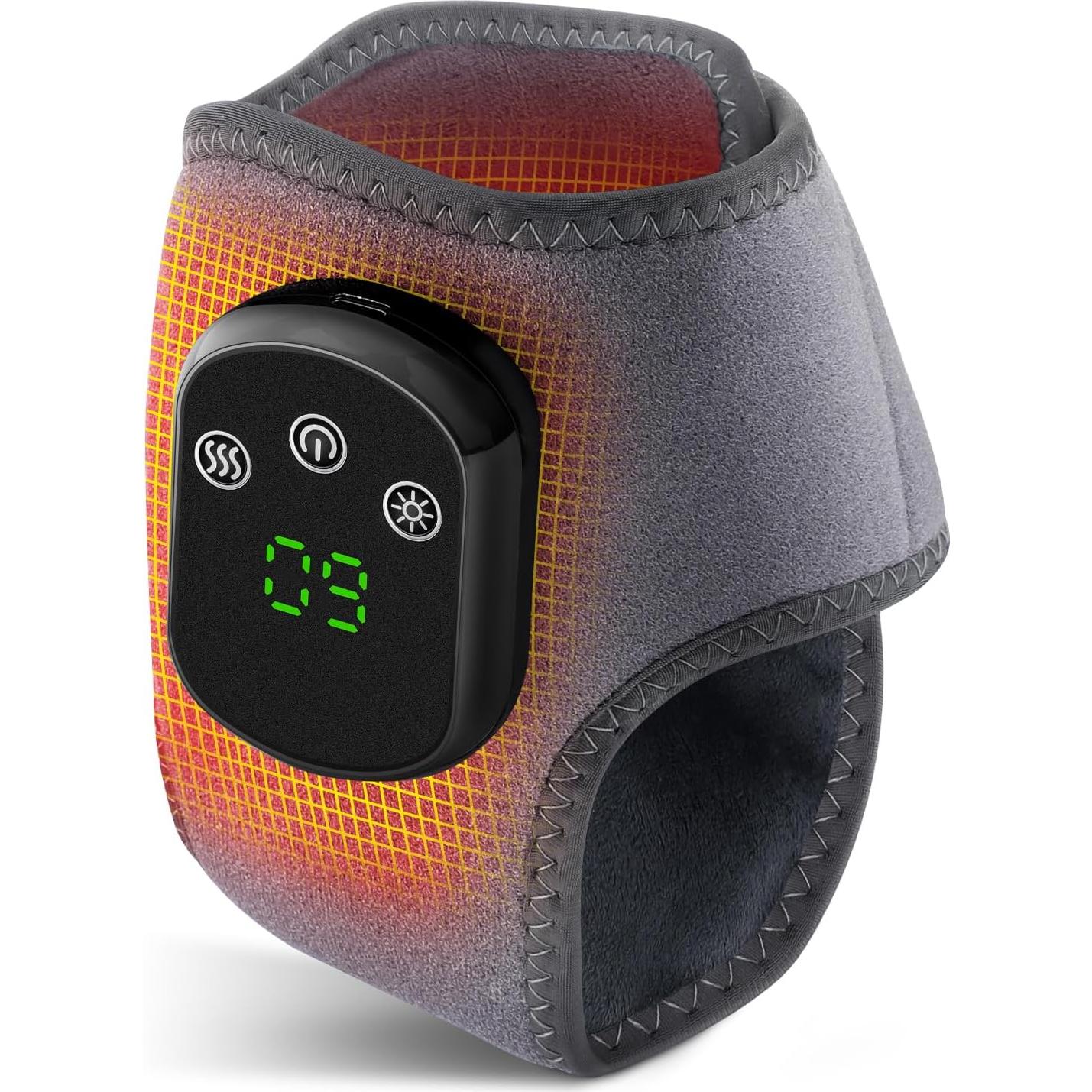 Masajeador de Tobillo Inalámbrico EDIFOLLY con Calor y Vibración