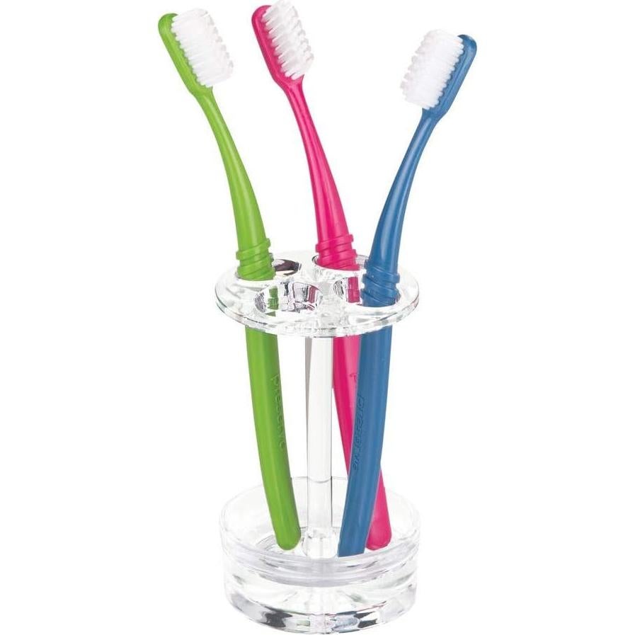 Soporte para Cepillos de Dientes InterDesign Eva Transparente
