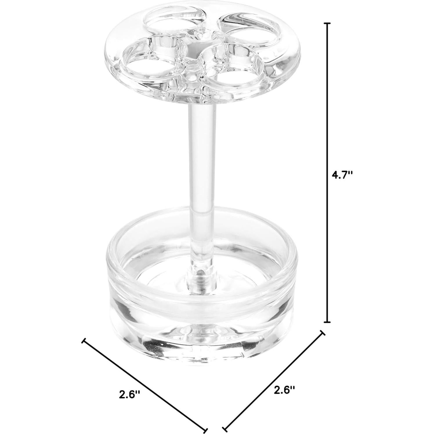 Soporte para Cepillos de Dientes InterDesign Eva Transparente