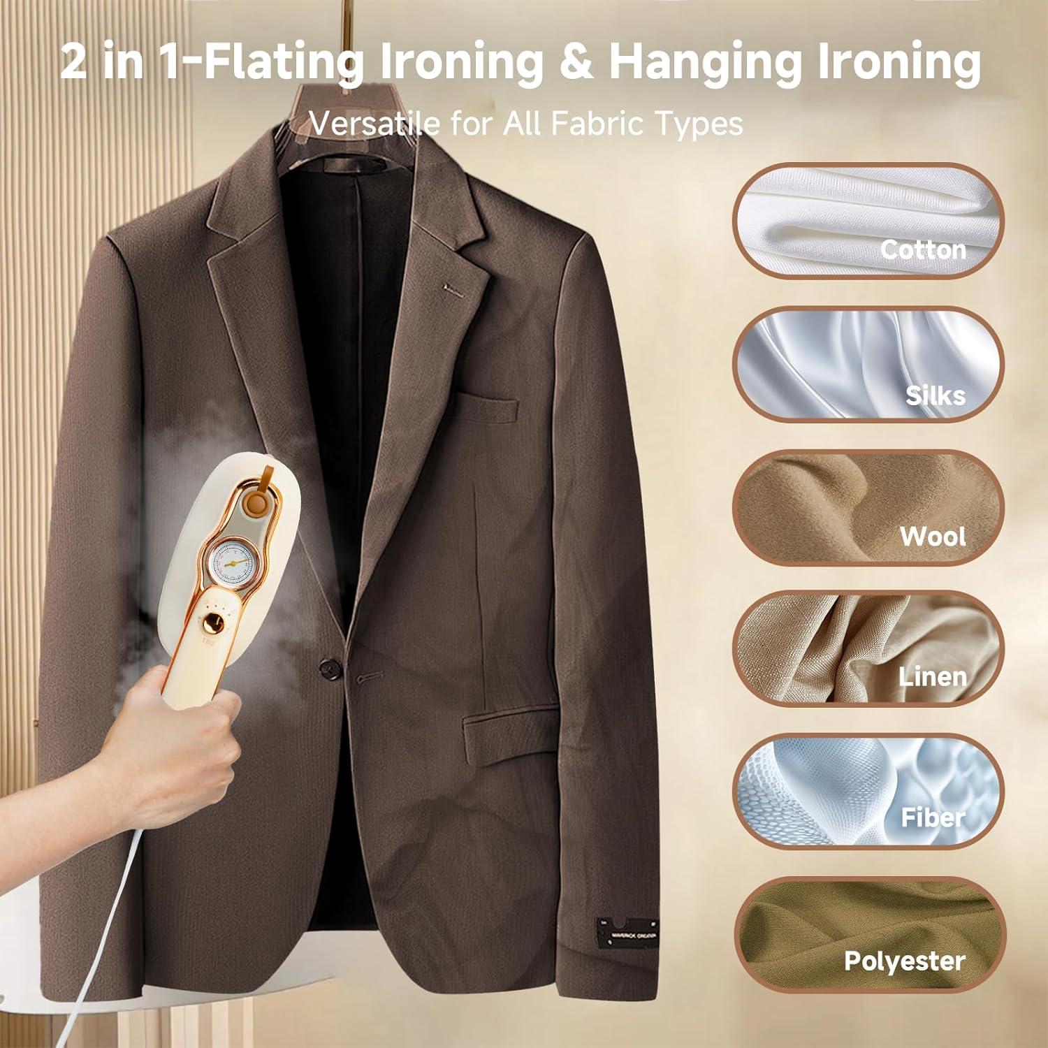 Vaporera de Viaje AckerKuro HX-6218 1200W 200ml Beige