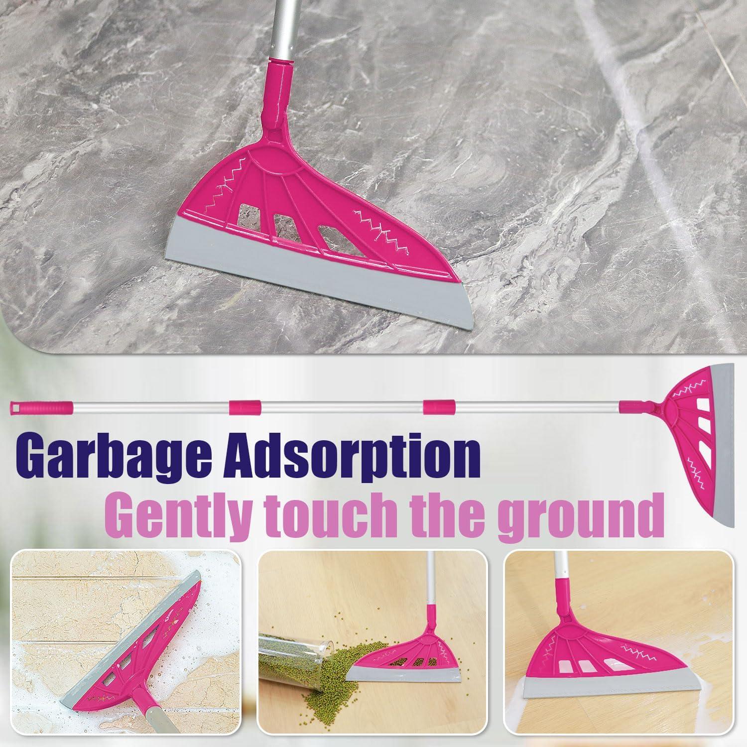 Cepillo Limpiador de Juntas UNCLE ROCK con Mango Largo 152 cm Rosa