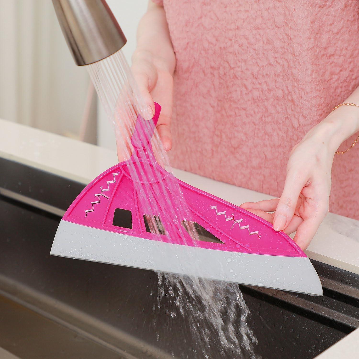 Cepillo Limpiador de Juntas UNCLE ROCK con Mango Largo 152 cm Rosa