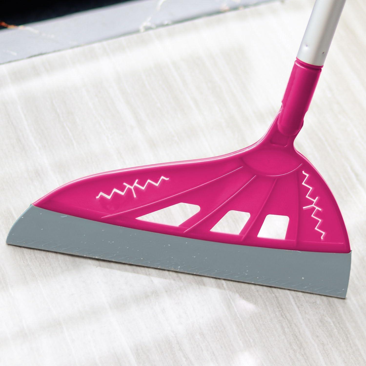 Cepillo Limpiador de Juntas UNCLE ROCK con Mango Largo 152 cm Rosa