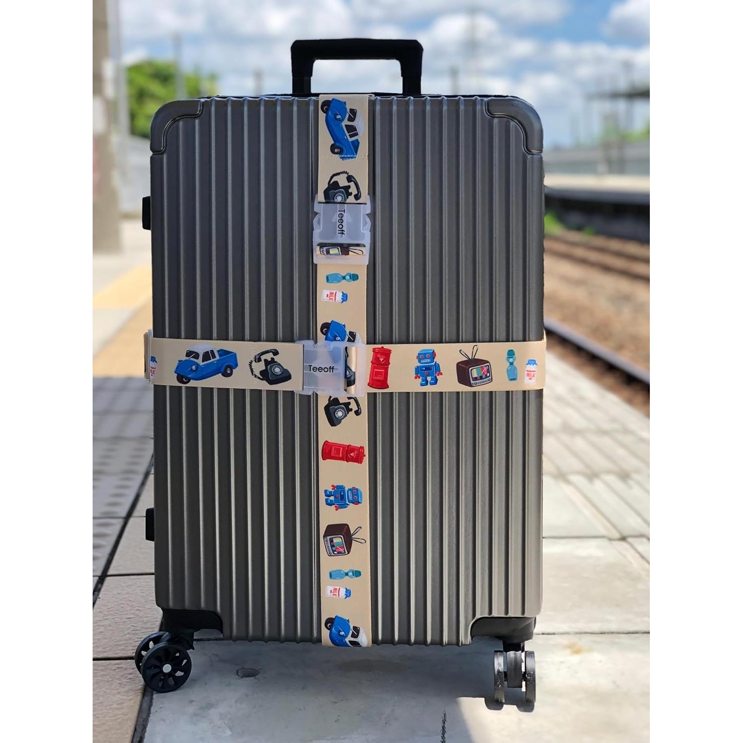 Correas Elásticas para Equipaje Teeoff 2 Piezas 220cm