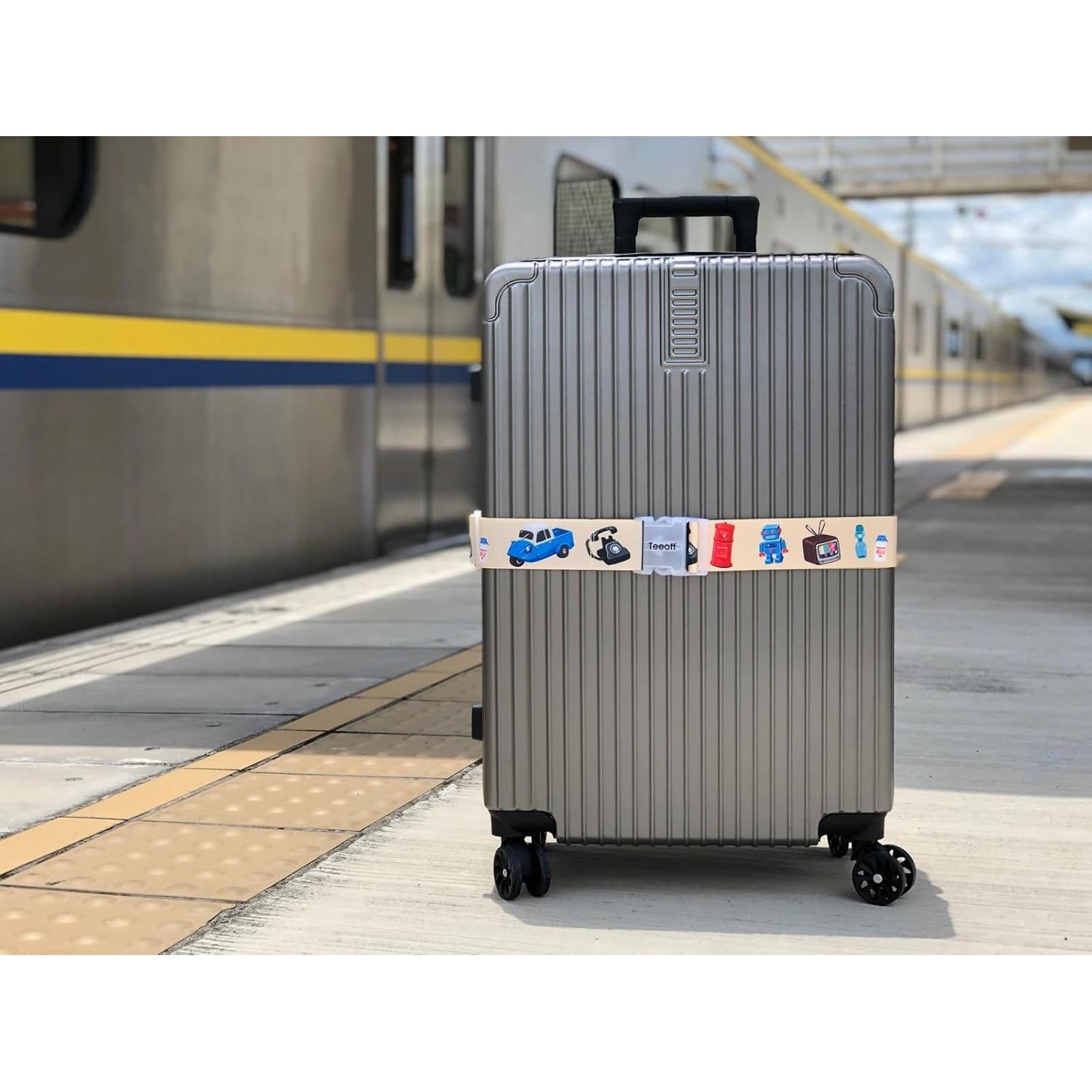 Correas Elásticas para Equipaje Teeoff 2 Piezas 220cm