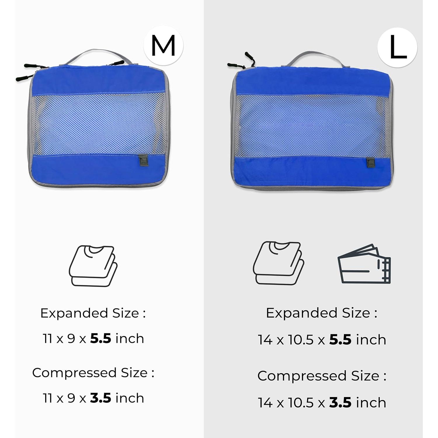Cubos de Compresión Lewis N. Clark 2-Pack Azul Oscuro