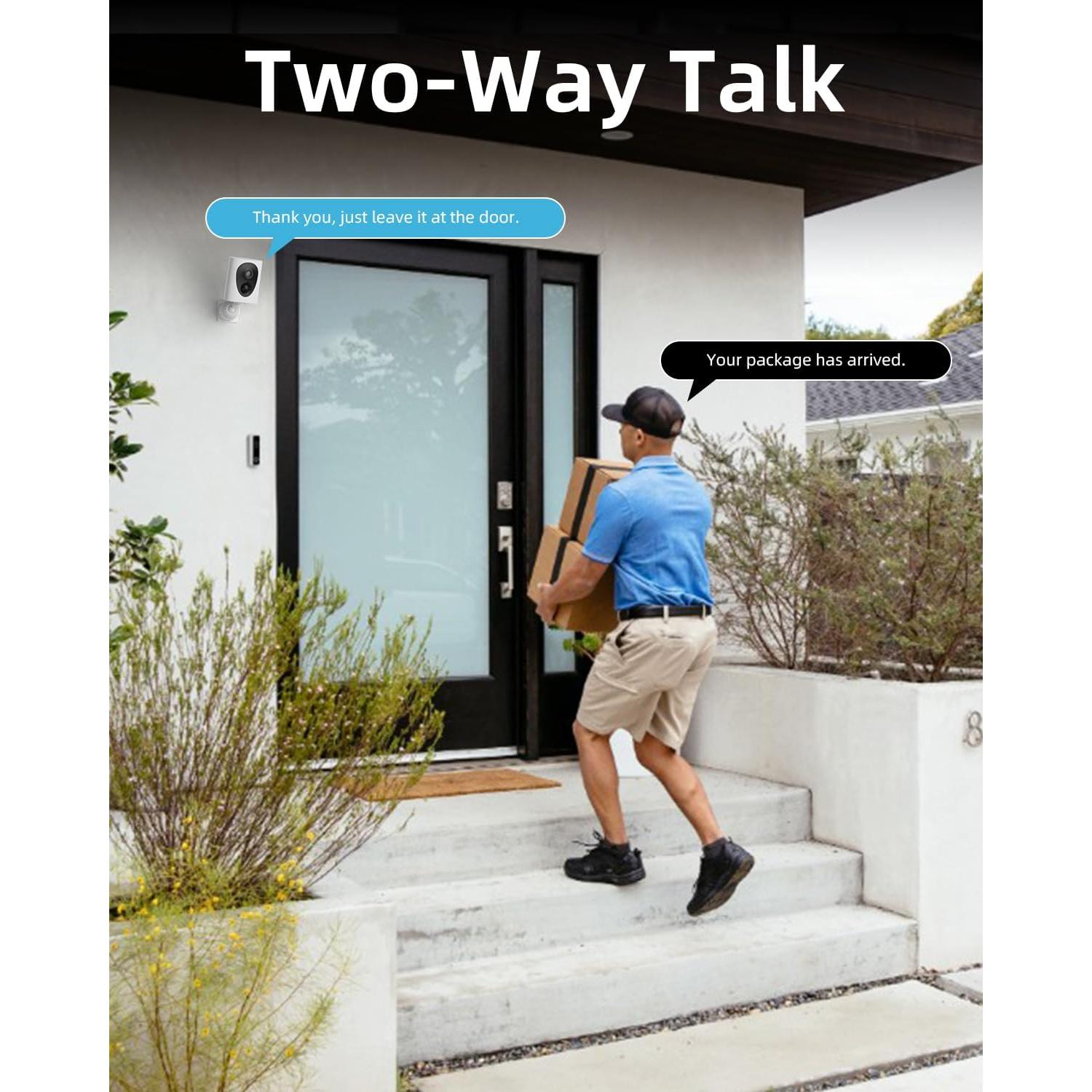 Cámara de Seguridad Inalámbrica Virtavo VistaFlask 2K AI