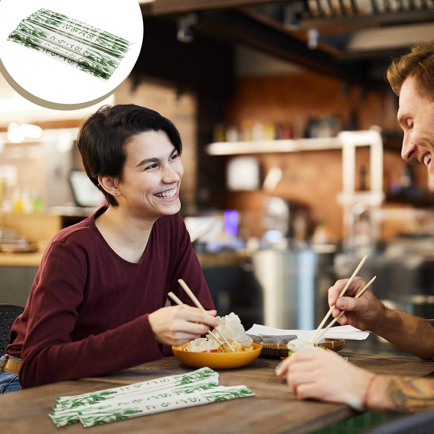 Palillos de Bambú Desechables Sabary 1000 Pares 19.5 cm