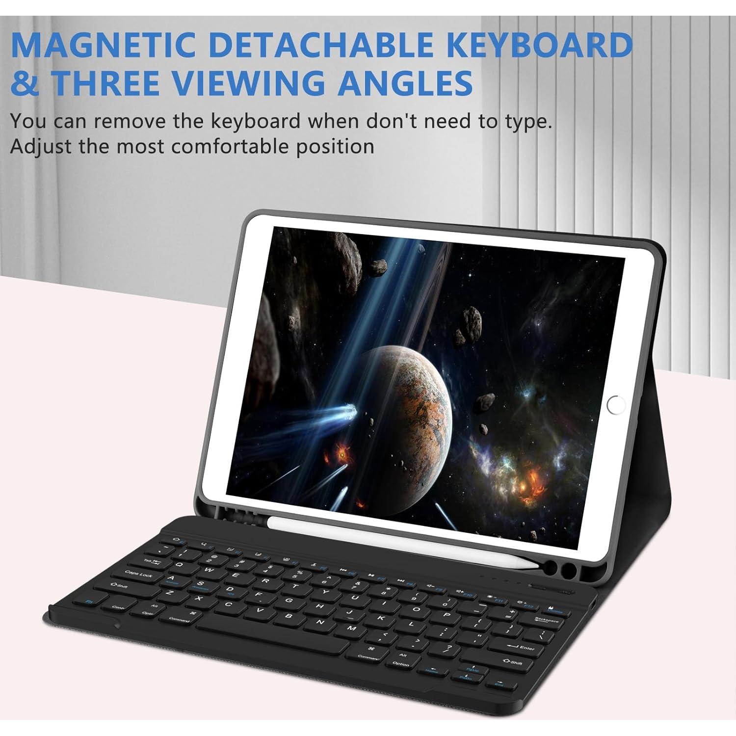 Funda con Teclado Inalámbrico COO para iPad 10.2" 9ª Gen
