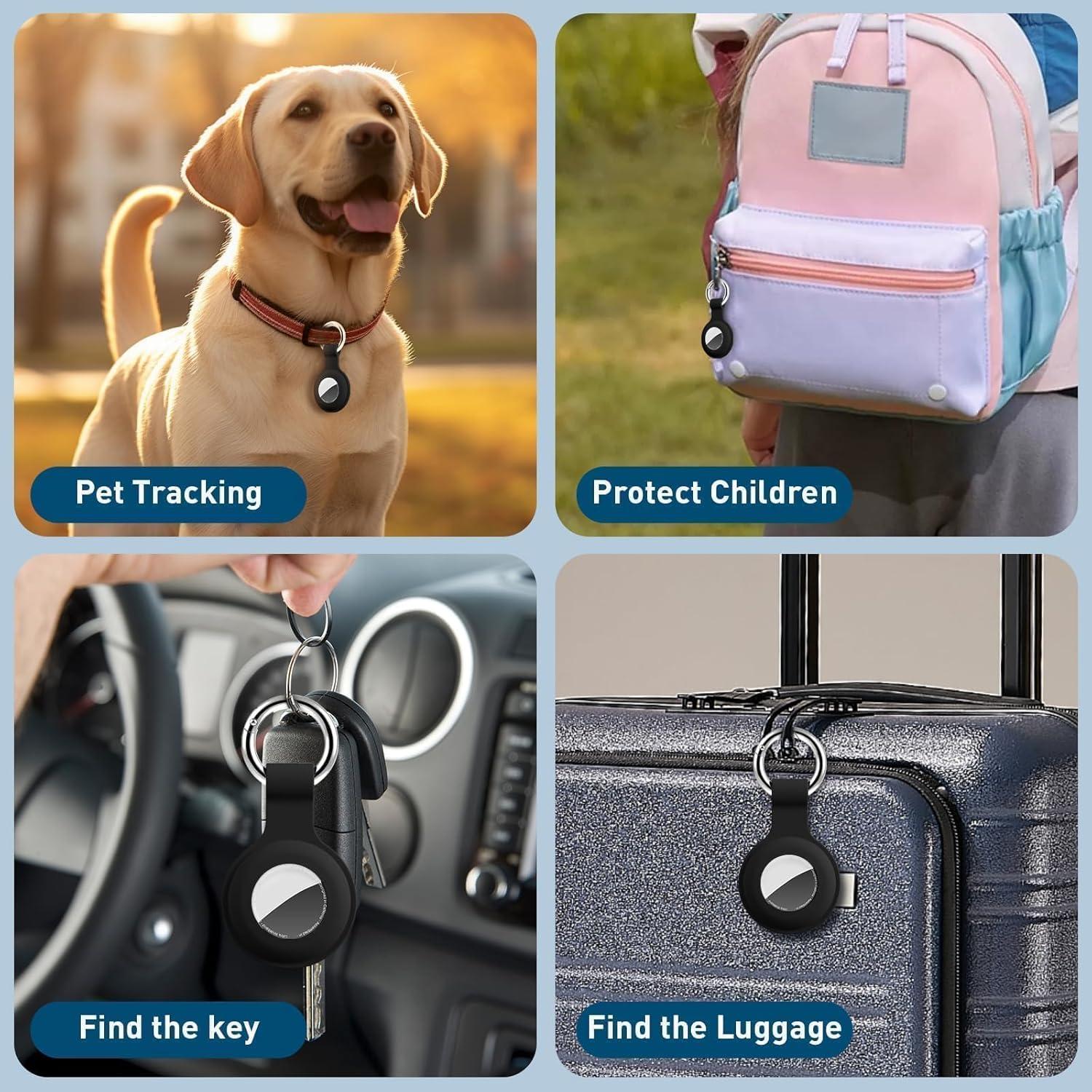 Soporte Impermeable para AirTag Trazzic - Carcasa Dura y Silicona