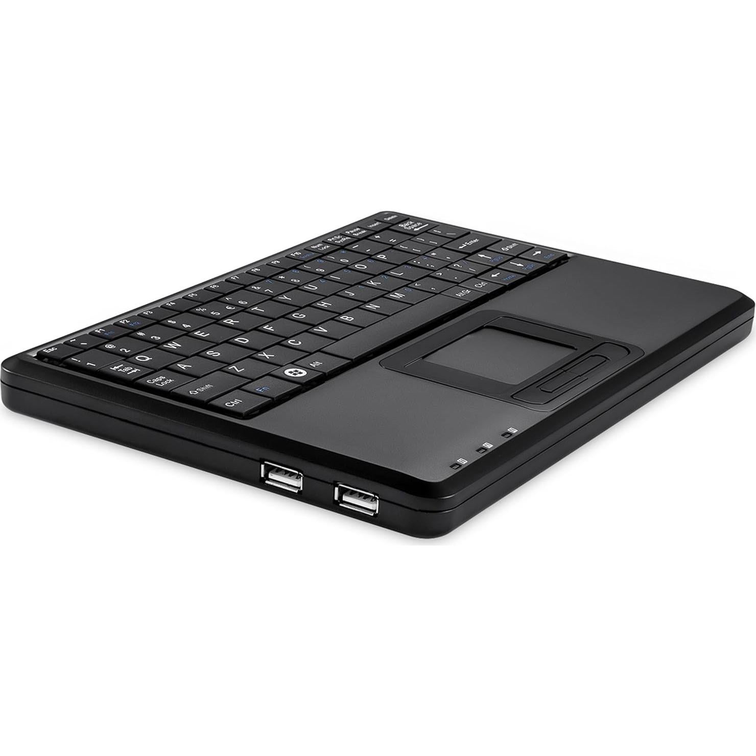 Teclado USB Perixx PERIBOARD-510H Plus con Touchpad Negro
