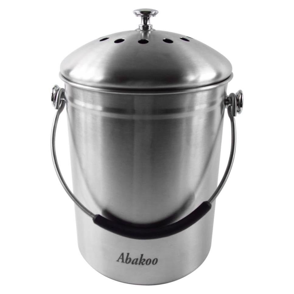 Contenedor de Compost Abakoo 4.9L Acero Inoxidable 304