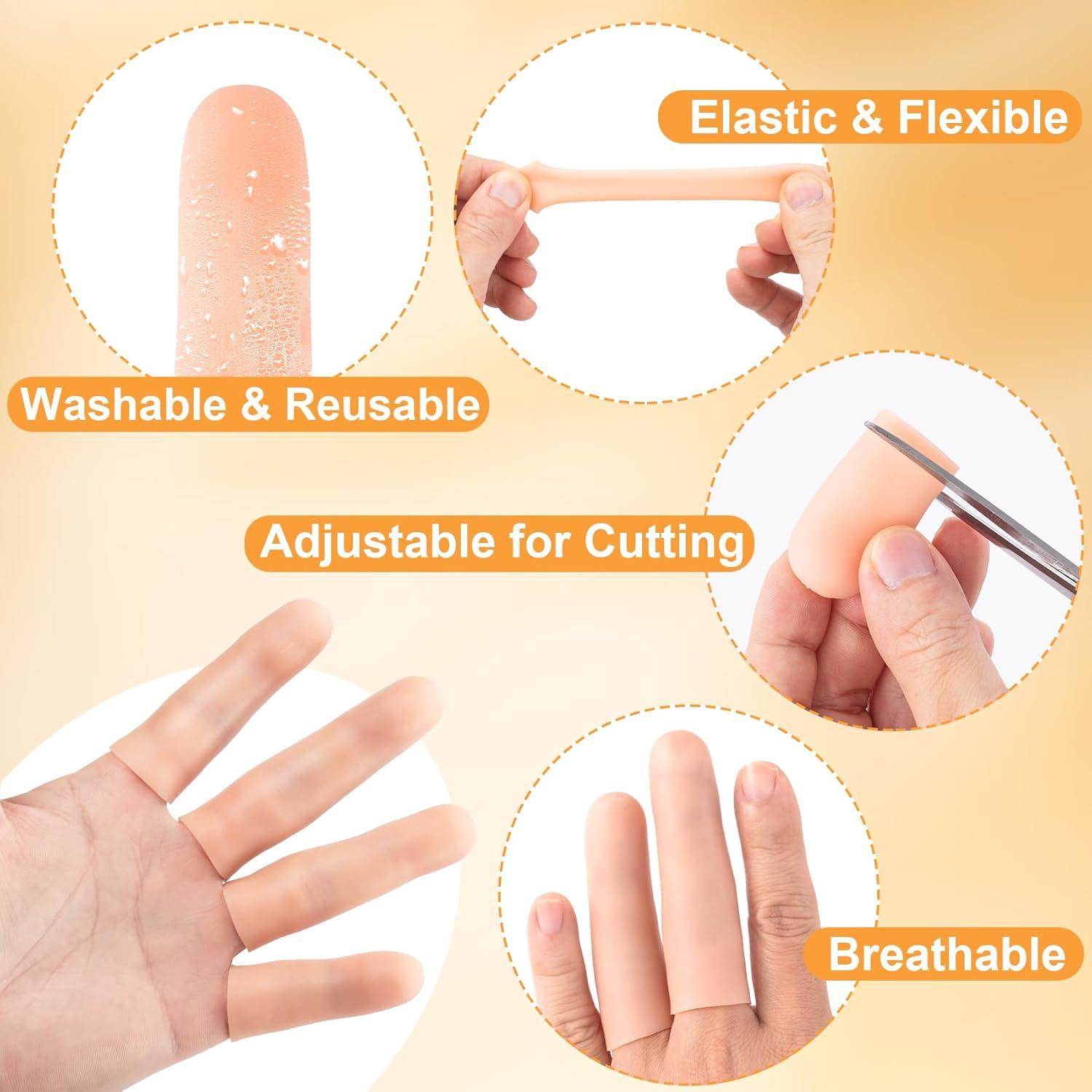 Fundas de Gel para Dedos Joez Maravilloso 10pcs Beige Pequeño