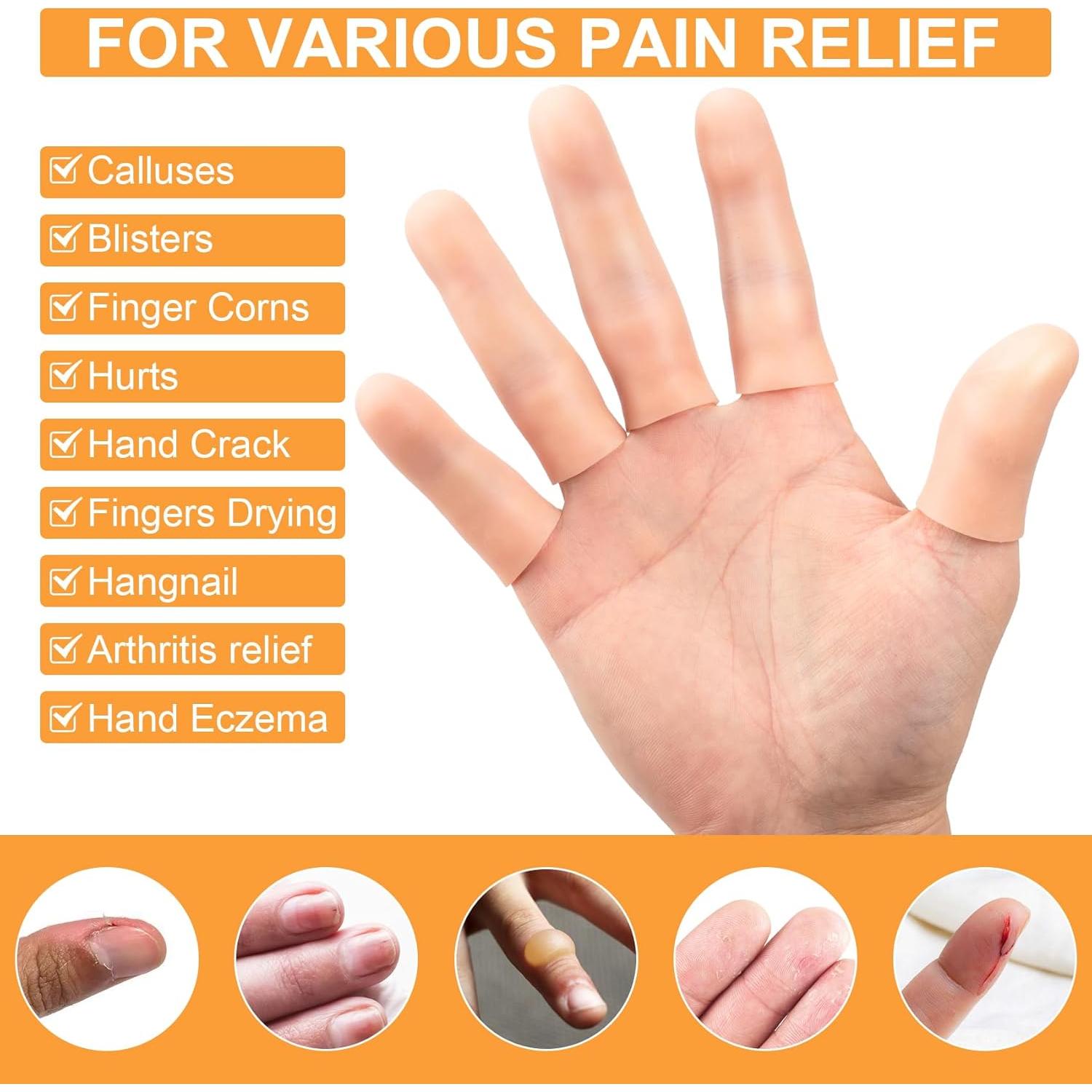 Fundas de Gel para Dedos Joez Maravilloso 10pcs Beige Pequeño