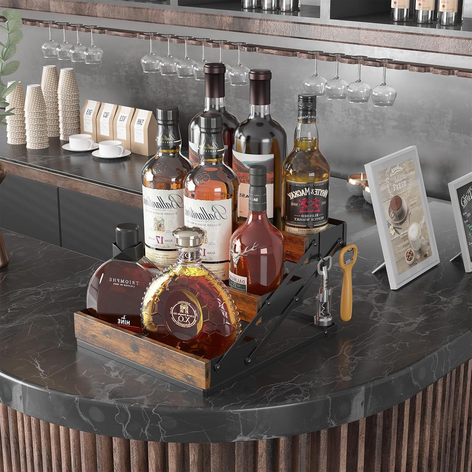 Organizador de Especias 3 Niveles KOKSTOP - Acero y Madera