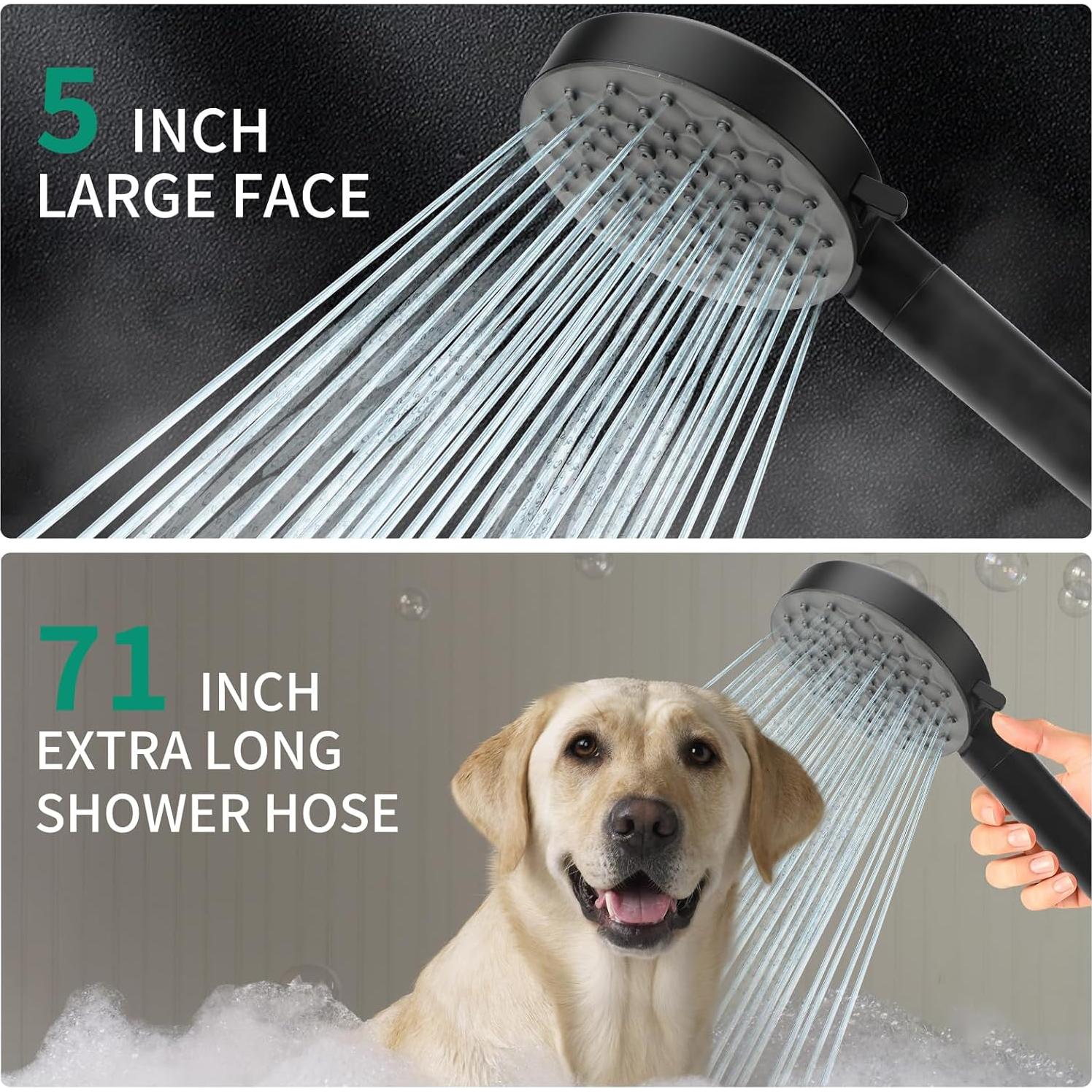 Cabezal de Ducha Filtrado UltrTxenova SH4, Alta Presión 6 Modos