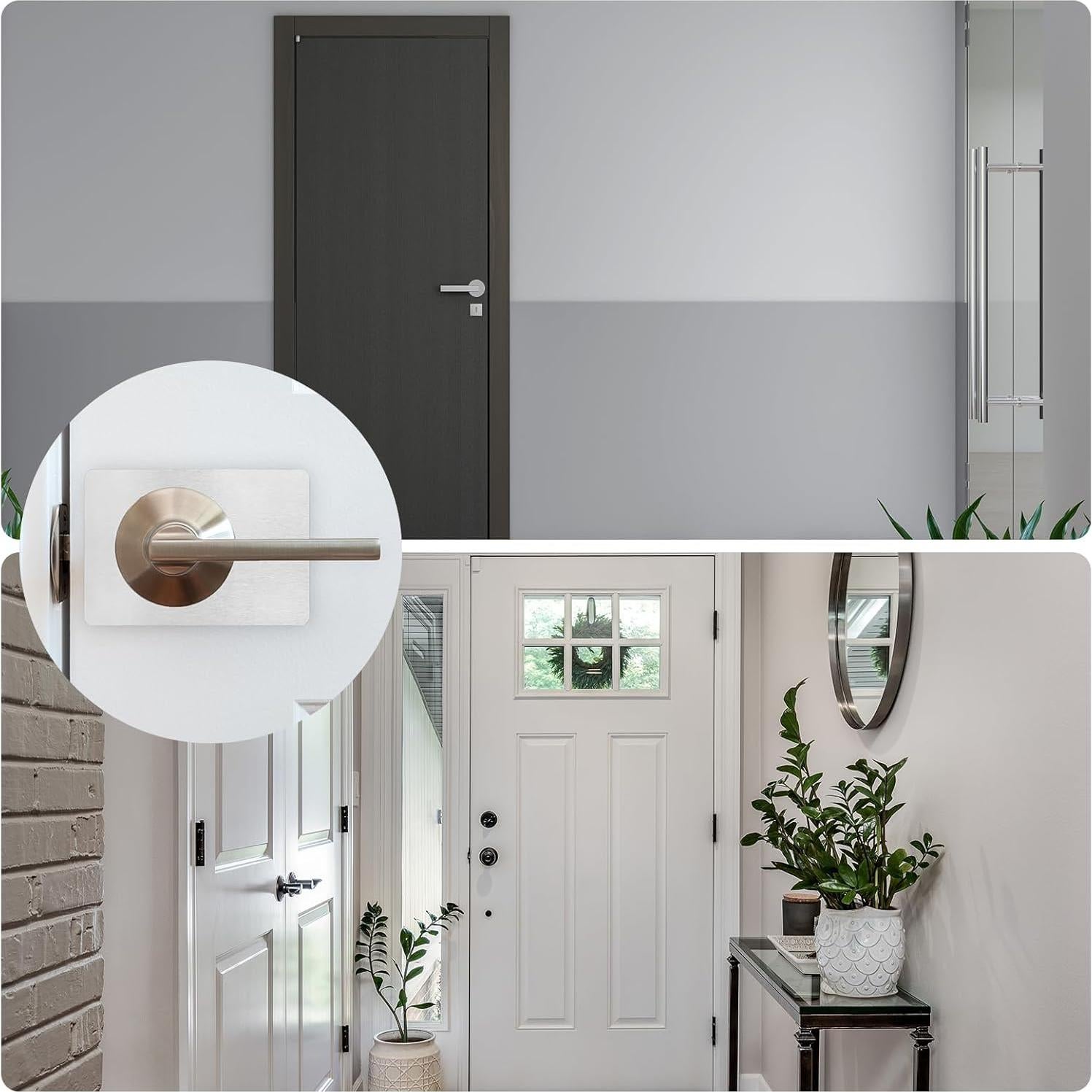 Placas de Reparación de Cerraduras de Puerta uxcell - 4 Pcs 130x90mm