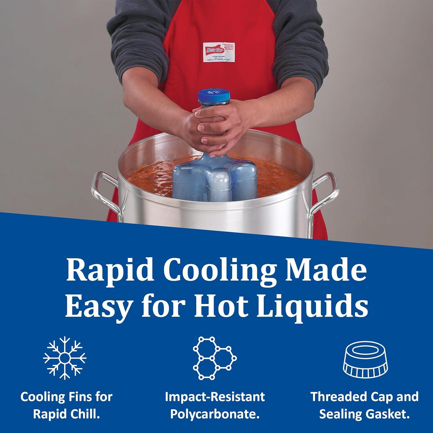 Utensilio de Enfriamiento San Jamar Rapi-Kool 1.89L Azul