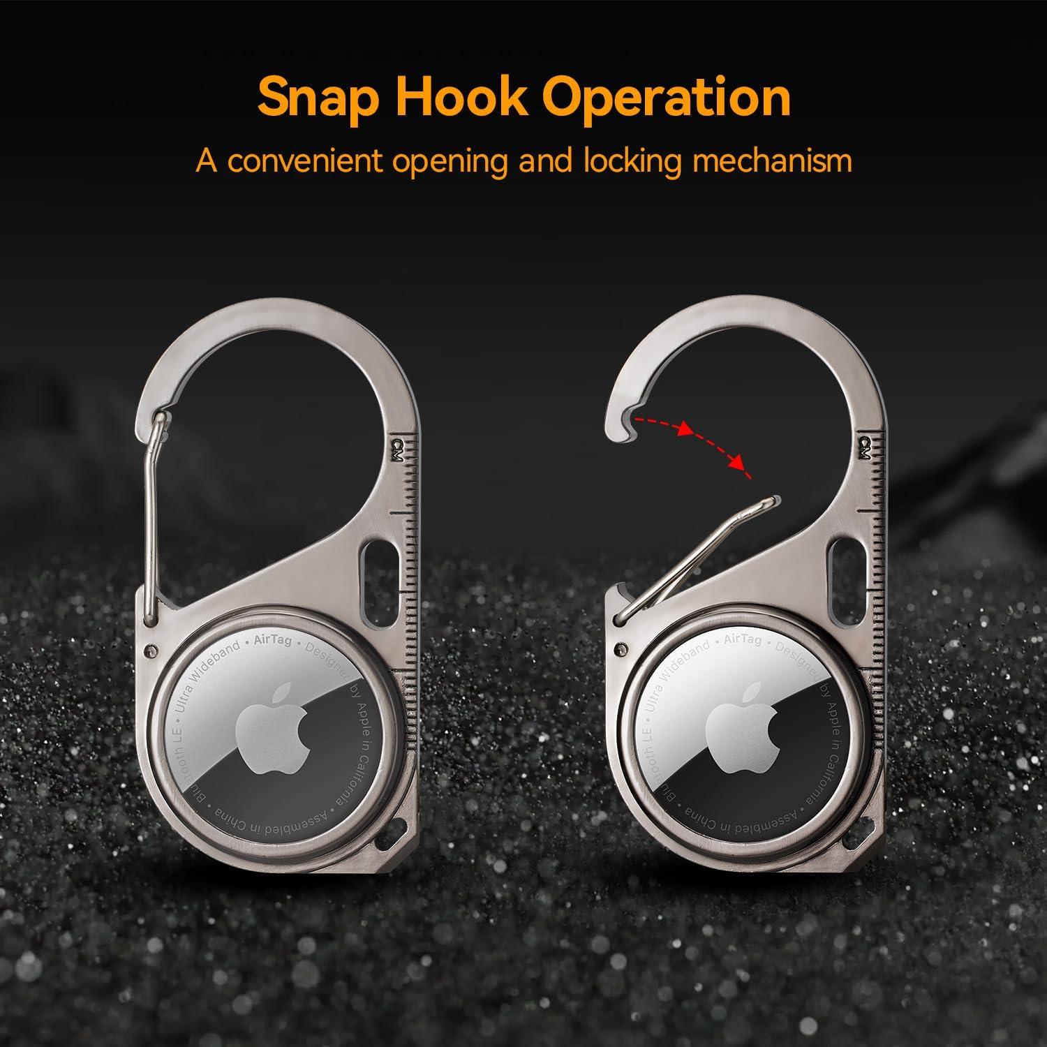 2 Fundas Protectores Metálicas para Apple AirTag - Hdcaravan