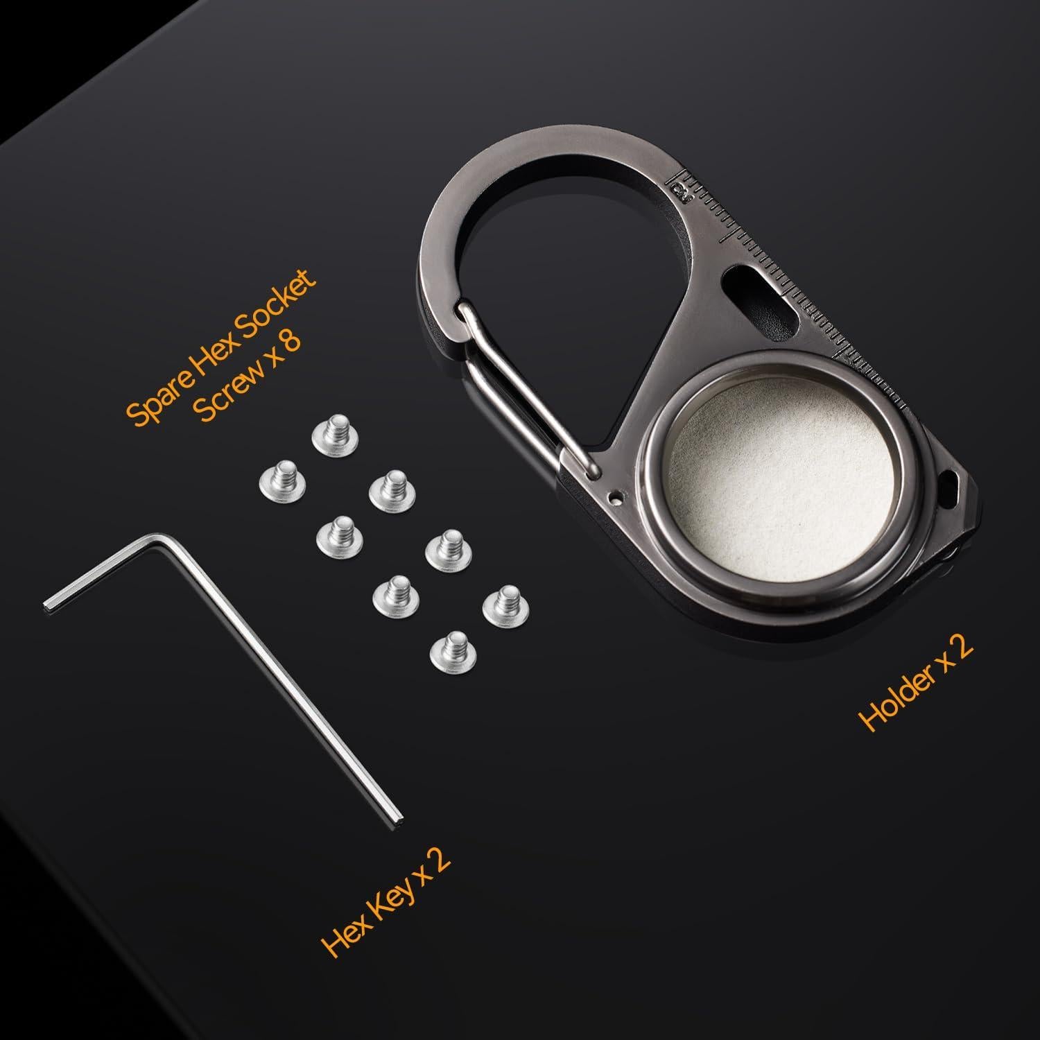 2 Fundas Protectores Metálicas para Apple AirTag - Hdcaravan