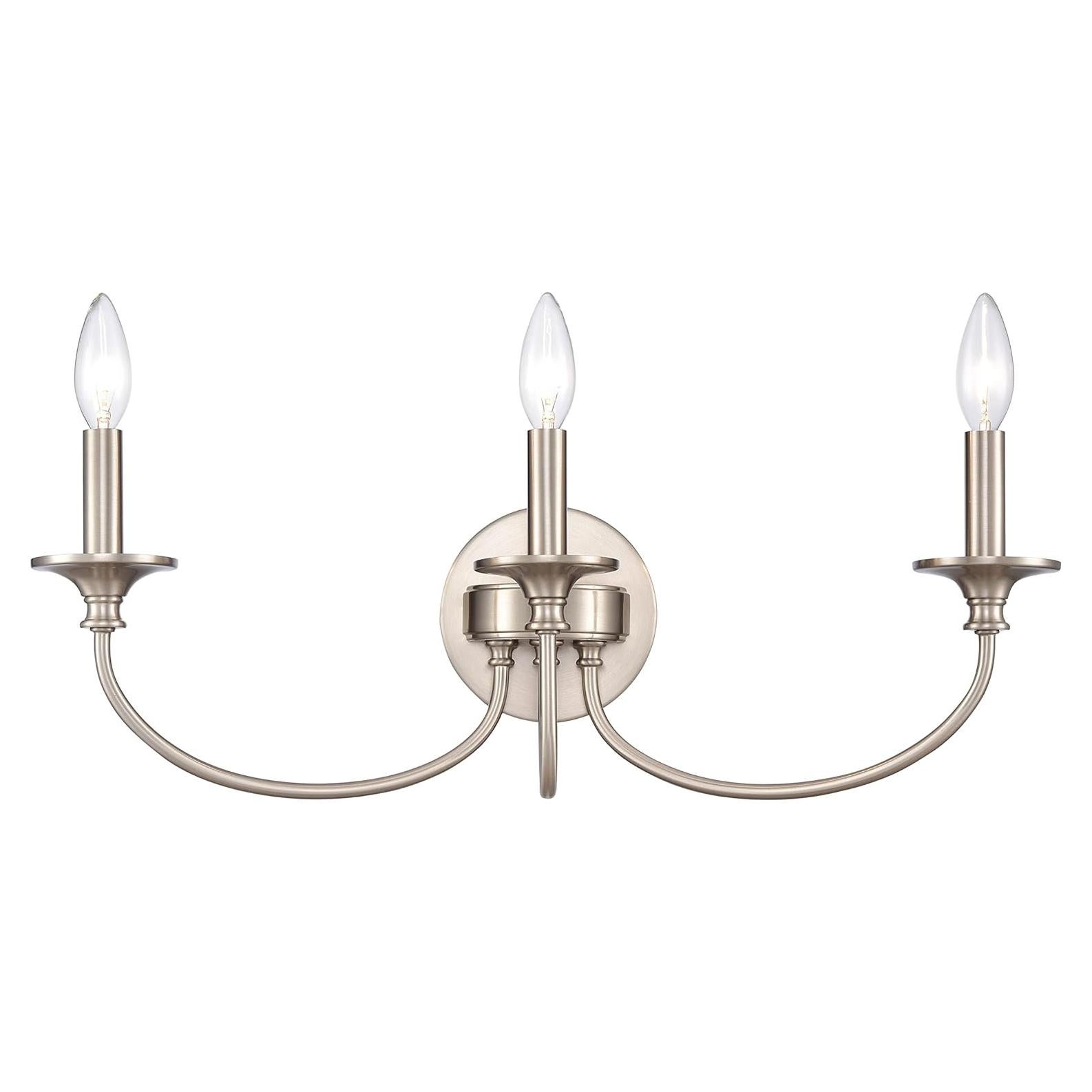 Luz de Tocador Elk Home Cecil 56 cm Níquel Cepillado 3 Luces