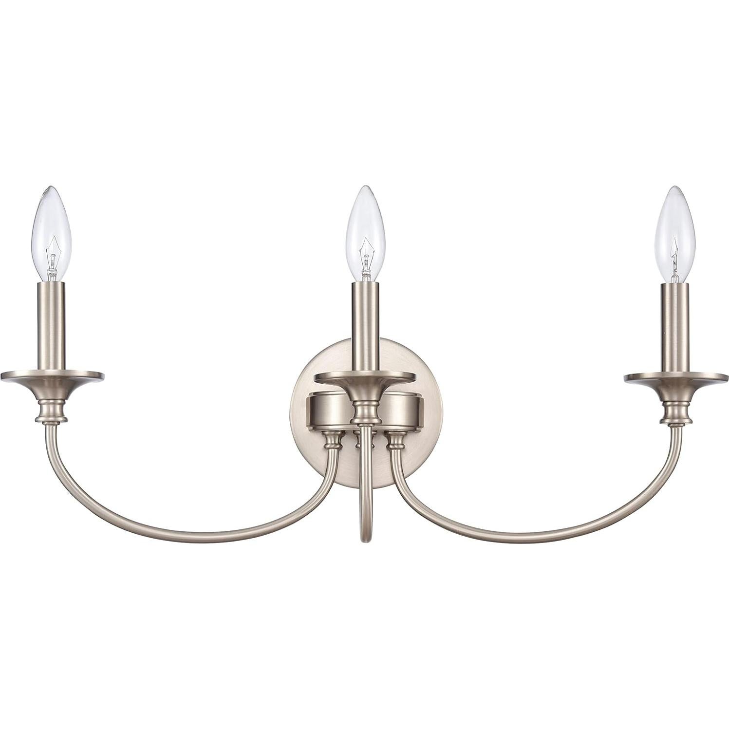 Luz de Tocador Elk Home Cecil 56 cm Níquel Cepillado 3 Luces