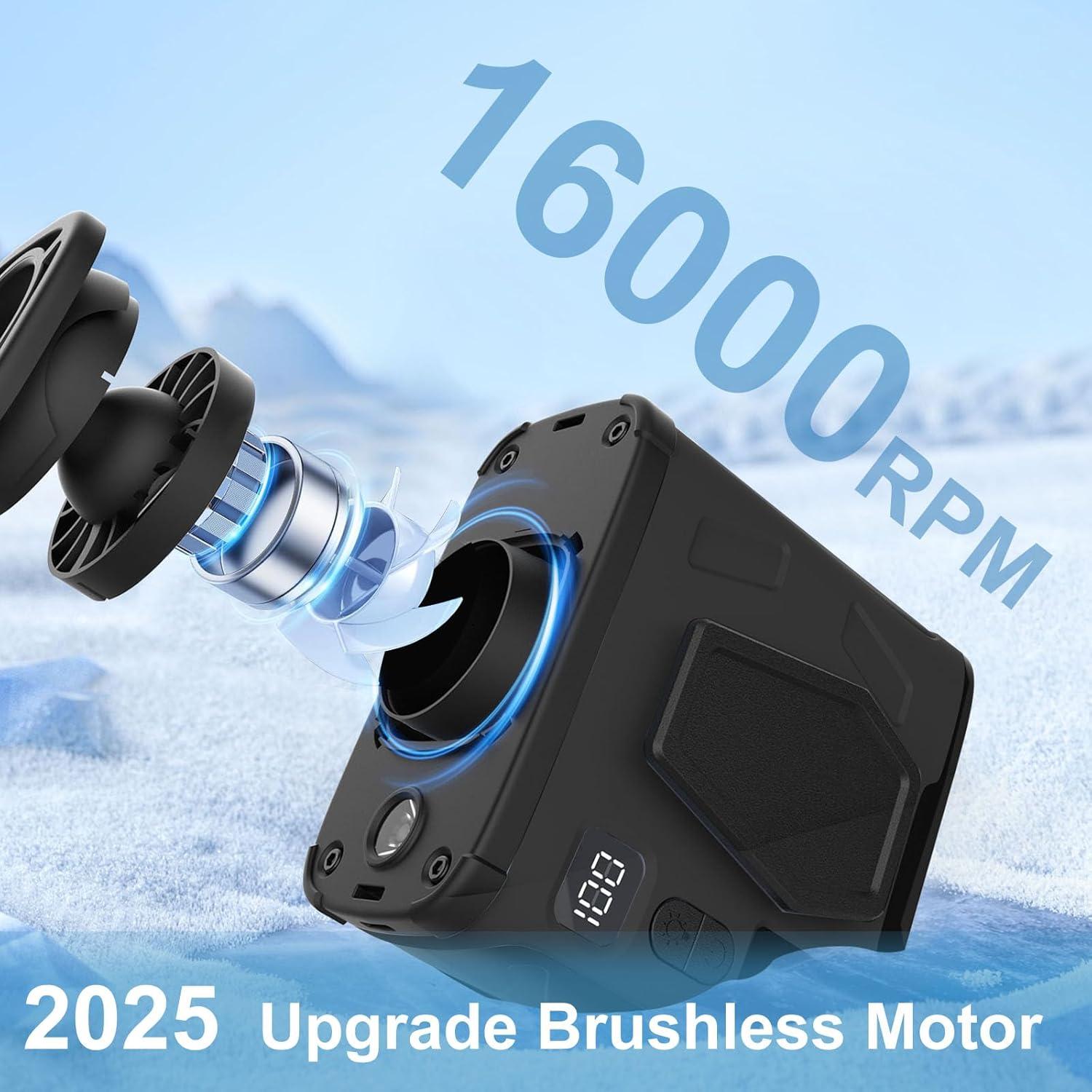 Ventilador Portátil Beefull DFS 10000mAh 16000RPM 40H