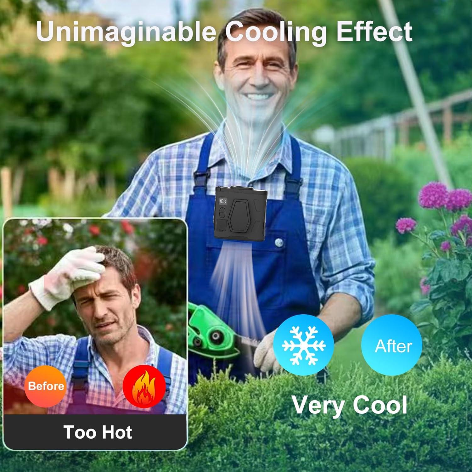 Ventilador Portátil Beefull DFS 10000mAh 16000RPM 40H